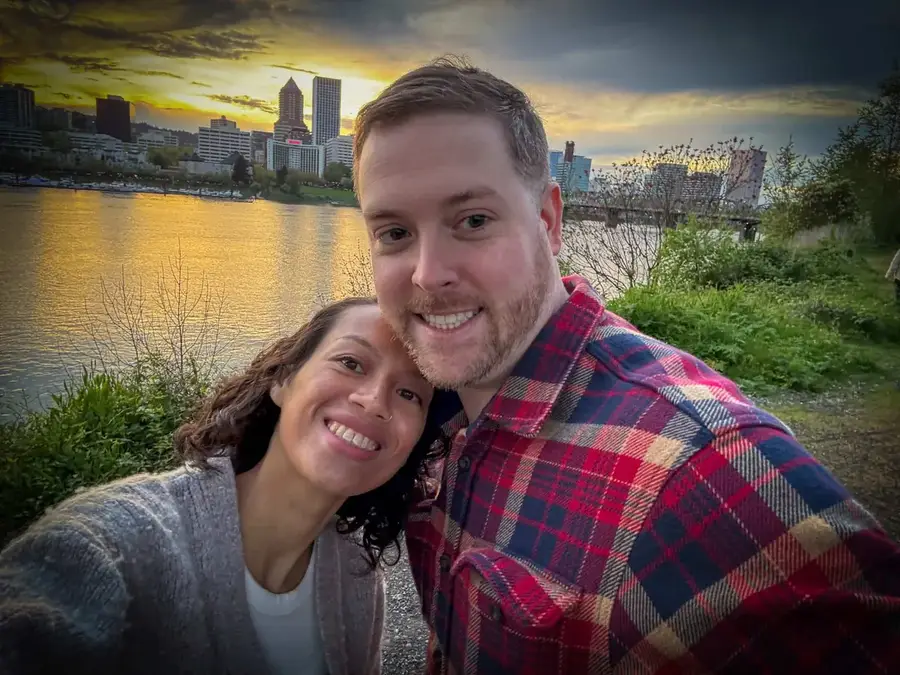 Alexis and Jacob in downtown Portland